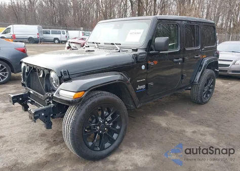 2024 Jeep Wrangler 4Xe Sahara 4Xe from USA, damaged, VIN 1C4RJXP62RW204039